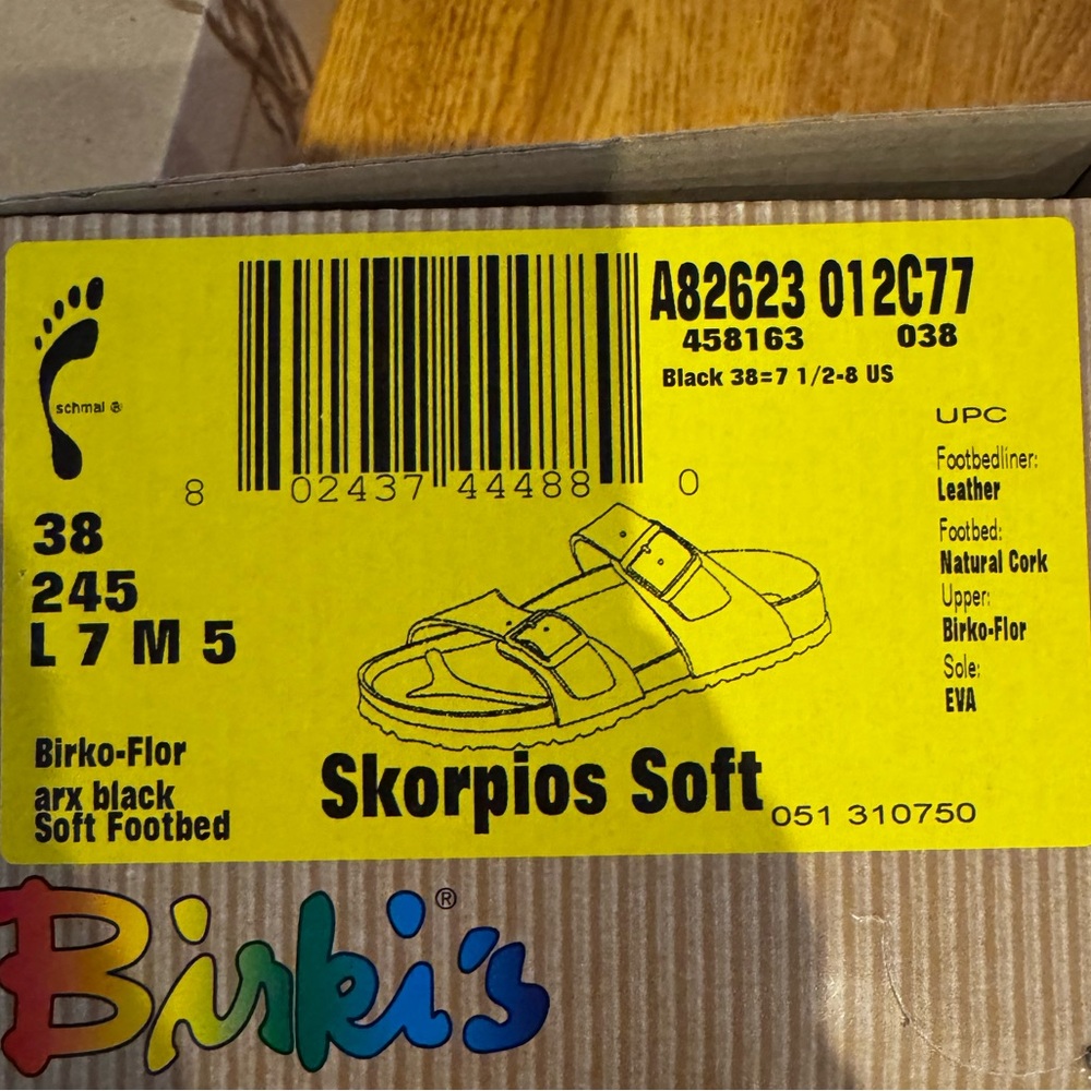 Tan Birks BNIB with cork footbed!
